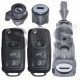 OEM Set for VW UDS Buttons:3 / Frequency: 434MHz / Transponder: Megamos Crypto / ID48 / Blade Signature: HU66 / Set Part No: 5N0800375BB / Key Part No: 5K0837202AD / LEFT DOOR / EU MARKET