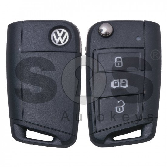 OEM Set for VW Crafter/ Transporter 6 Buttons:3 / Frequency: 434MHz ...