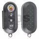 OEM Set for Abarth 500 Buttons:3 / Frequency: 433MHz / Transponder: HITAG2/ ID46/ PCF7946 / Blade Signature:SIP22