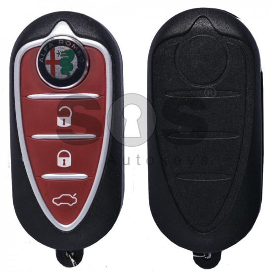 OEM Flip Key for Alfa Romeo Mito Buttons:3 Frequency 433 MHz  Transponder:PCF 7946 / ID 46  Delphi BSI