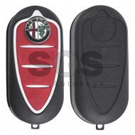 Flip Key for Alfa Romeo Giulietta Buttons:3 Frequency 433 MHz  Transponder: PCF 7946 / ID 46 Part No:71775511 / 71754380 / 71765806  Marelli BSI 