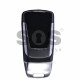 OEM Smart Key for Audi TT Buttons:3 / Frequency:433MHz / Transponder:Newest / Blade signature:HU162T / Part No:4M0 959 754 T / Keyless Go
