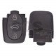 Flip Key for Audi A3/A4/A6/A8/TT Buttons:3 / Frequency:433MHz / Transponder:ID48/ ID48 CAN / Blade signature:HU66 / Part No:4D0 837 231 N (Remote Only)