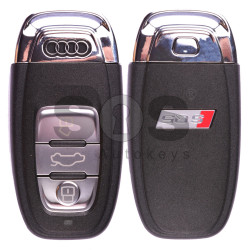 OEM Smart Key for Audi SQ5 Buttons:3 / Frequency:868MHz / Blade signature:HU66 / Immobiliser System:BCM 2 / Part No:8K0 959 754 BR / 8K0 959 754 D / 8K0 959 754 H / Keyless Go