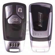 OEM Smart  Key for Audi E-Tron 2016+ Buttons:3 / Frequency: 433MHz / Transponder: MLB / Blade signature: HU162T / Part No: 4M0959754AM / Keyless Go