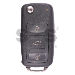 Flip Key for Audi A8 2002+ Buttons:3 / Frequency:433MHz / Transponder:PCF 7942/7944 /HITAG2 / Blade signature:HU66 / Immobiliser System:Kessy/ Part No:4E0 837 220AK / Keyless Go