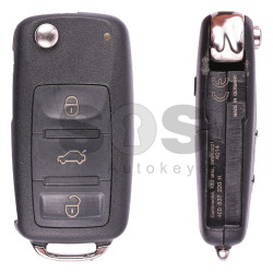 OEM Flip Key for Audi A8 Buttons:3 / Frequency:433MHz / Transponder:PCF 7946/ID 46 / Blade signature:HU66 / Immobiliser System:Kessy/Continental/Siemens / Part No:4E0 837 220 H