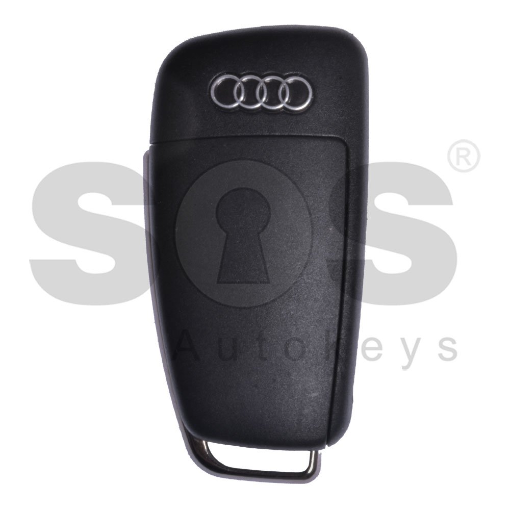 OEM Flip Key for Audi A3 Buttons:3 / Frequency:434MHz / Transponder:ID ...