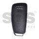 OEM Flip Key for Audi A3 Buttons:3 / Frequency:315MHz / Transponder:ID48 /Megamos CAN / Blade signature:HU66 / Immobiliser System:Dashboard/Micronas / Part No  8P0 837 220G/8P0837220G	