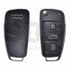 OEM Flip Key for Audi A3 Buttons:3 / Frequency:315MHz / Transponder:ID48 /Megamos CAN / Blade signature:HU66 / Immobiliser System:Dashboard/Micronas / Part No 8P0 837 220 F