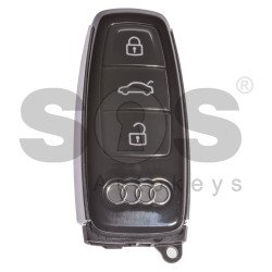 OEM Smart Key for Audi A8 2017+ Buttons:3 / Frequency: 434MHz / Blade signature:HU162T / Part No:4N0 959 754 J / Keyless Go 