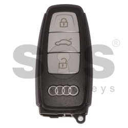 OEM Smart Key for Audi Buttons: 3 / Frequency: 433MHz /  Transponder: 5D / Blade signature: HU162T / Part No: 4N0959754T / Keyless Go / Condition: Orange