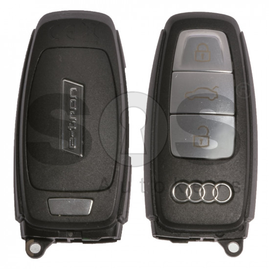 OEM Smart Key for Audi E-Tron Buttons: 3 / Frequency: 433MHz /  Blade signature: HU162T / Part No: 4N0959754BQ / Keyless Go 