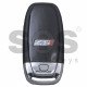 OEM Smart Key for Audi S7 Buttons: 3 / Frequency: 434MHz / Transponder: HITAG Audi/ PCF7945ATJ /  Blade signature: HU66 / Immobiliser System: BCM / Part No: 810959754C / Keyless Go 