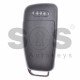 OEM Flip Key for Audi Q2 Buttons:3 / Frequency:434MHz / Transponder: Megamos Crypto/ 128-bit/ AES / Blade signature: HU162T / Part No: 81A837220