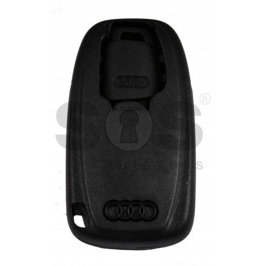 OEM Emergency key for Audi  / Transponder: PCF7945/ Blade signature:HU66 / Immobiliser System:KESSY / Cover + Blade 