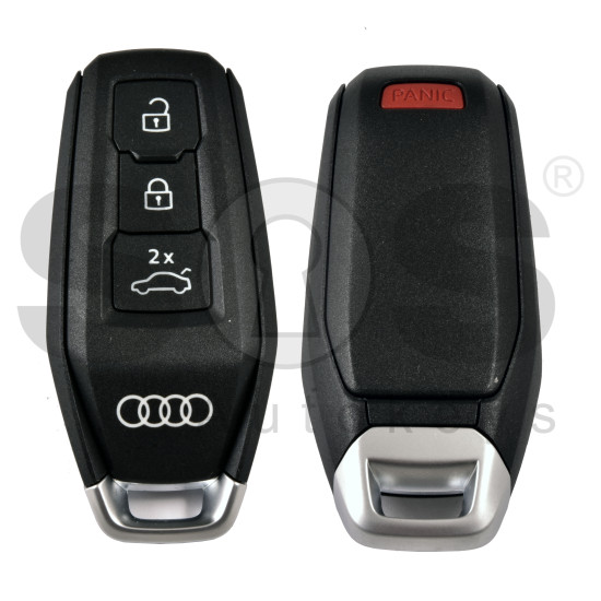 OEM Smart Key for Audi 2025+ Buttons: 3+1 / Frequency: 433MHz / Transponder : 5D / NCF295 LOCKED  / Part No: 85H959754G / 85H 959 754 G/ Keyless Go /  