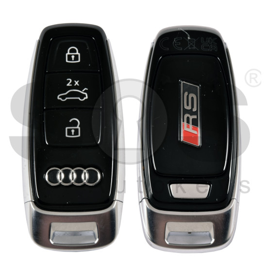 OEM Smart Key for Audi RS 2017+ Buttons: 3  / Frequency: 434MHz /  Transponder: MLB CHIP LOCKED / Part No:  4M0 959 754 EM / 4M0959754EM  / Keyless Go /  