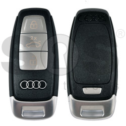 OEM Smart Key for Audi  Buttons: 3  / Frequency: 315 MHz /  Transponder: 5D LOCKED CHIP  / Part No:  8Y0.959.754.CL  / Keyless Go /  