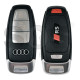 OEM Smart Key for Audi  RS Buttons: 3+1 / Frequency: 433MHz /  Transponder: 5D LOCKED CHIP  / Part No:  8Y0.959.754.DD   / Keyless Go /  