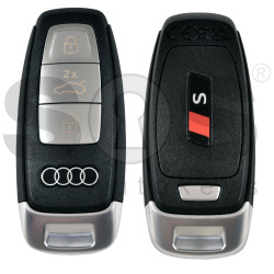 OEM Smart Key for Audi Buttons: 3  / Frequency: 434MHz /  Transponder: 5D LOCKED CHIP  / Part No: 8Y0.959.754.CS / Keyless Go /  