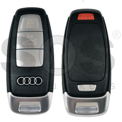 OEM Smart Key for Audi Buttons: 3+1 / Frequency: 433MHz /  Transponder: 5D LOCKED CHIP  / Part No:  8Y0.959.754.CK   / Keyless Go /  