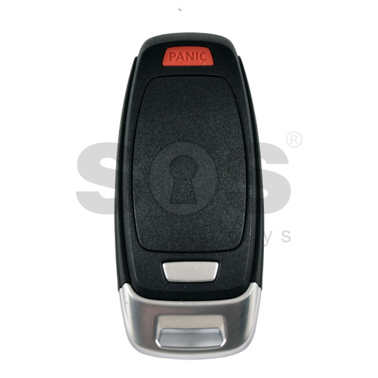 OEM Smart Key for Audi Buttons: 3+1 / Frequency: 433MHz /  Transponder: 5D LOCKED CHIP  / Part No:  8Y0.959.754.CK   / Keyless Go /  