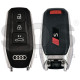 OEM Smart Key for Audi S 2025+ Buttons: 3+1 / Frequency: 433MHz / Transponder : NCF295/5D  / Part No:   85H 959 754 AK/85H959754AK   / Keyless Go /  