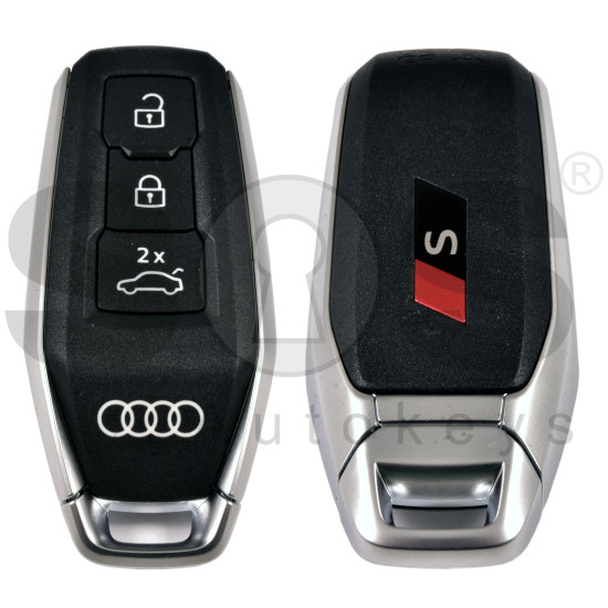 OEM Smart Key for Audi  S  Buttons: 3  / Frequency: 434MHz /  Transponder:NCF295/5D / Part No:  85H 959 754 AJ/85H959754AJ   / Keyless Go /  