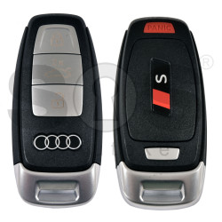OEM Smart Key for Audi  S  Buttons: 3+1p  / Frequency: 434MHz /  Transponder:  5D CHIP  / Part No: 8Y0 959 754 CT / 8Y0959754CT   / Keyless Go /  