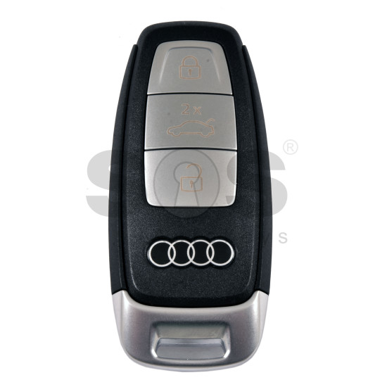 OEM Smart Key for Audi  S  Buttons: 3+1p  / Frequency: 434MHz /  Transponder:  5D CHIP  / Part No: 8Y0 959 754 CT / 8Y0959754CT   / Keyless Go /  