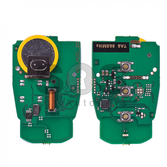 Key (PCB) for Audi Buttons:3 / Frequency:868 MHz 