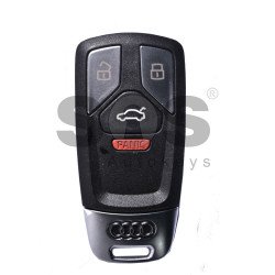 OEM Smart Key for Audi SQ5 Buttons:3+1 / Frequency: 433MHz / Transponder: Newest / Blade signature: HU162T / Part No: 4M0959754AK / Keyless Go OEM Smart Key for Audi SQ5 Buttons:3+1 / Frequency: 433MHz / Transponder: Newest / Blade signature: HU162T / Part No: 4M0959754AK / Keyless Go
