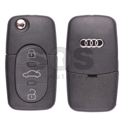 Flip Key for Audi A3/A4/A6/A8/TT Buttons:3 / Frequency:433MHz / Transponder:ID48/ ID48 CAN / Blade signature:HU66 / Part No:4D0 837 231 N (Remote Only)