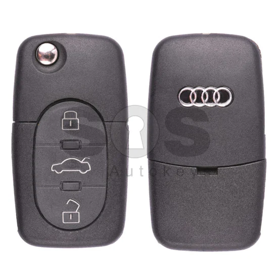 Flip Key for Audi A3/A4/A6/A8/TT Buttons:3 / Frequency:433MHz ...