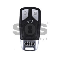 OEM Smart Key for Audi S Buttons:3 / Frequency:433MHz / Transponder:Newest / Blade signature:HU162T / Immobiliser System:MQB / Part No: 8M0959754AJ / Keyless Go (Unlocked)
