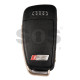 OEM Flip Key for Audi RS Q2    Buttons:3+1 / Frequency:433MHz / Transponder: MEGAMOS 88/ID49   / Blade signature:HU162T /  Part No : 81A 837 220R