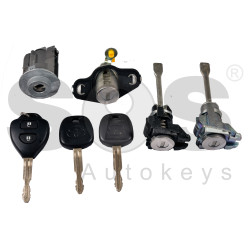 OEM Set for Toy COROLLA RAV4 2006+  Buttons:2 / Frequency: 433MHz / Transponder: TIRIS DST80 / SET Part No:  89704-0D241