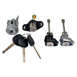 OEM Locks Set for Toy / Frequency: 433MHz / Transponder: TIRIS DST80 / SET Part No: 89704-0D241