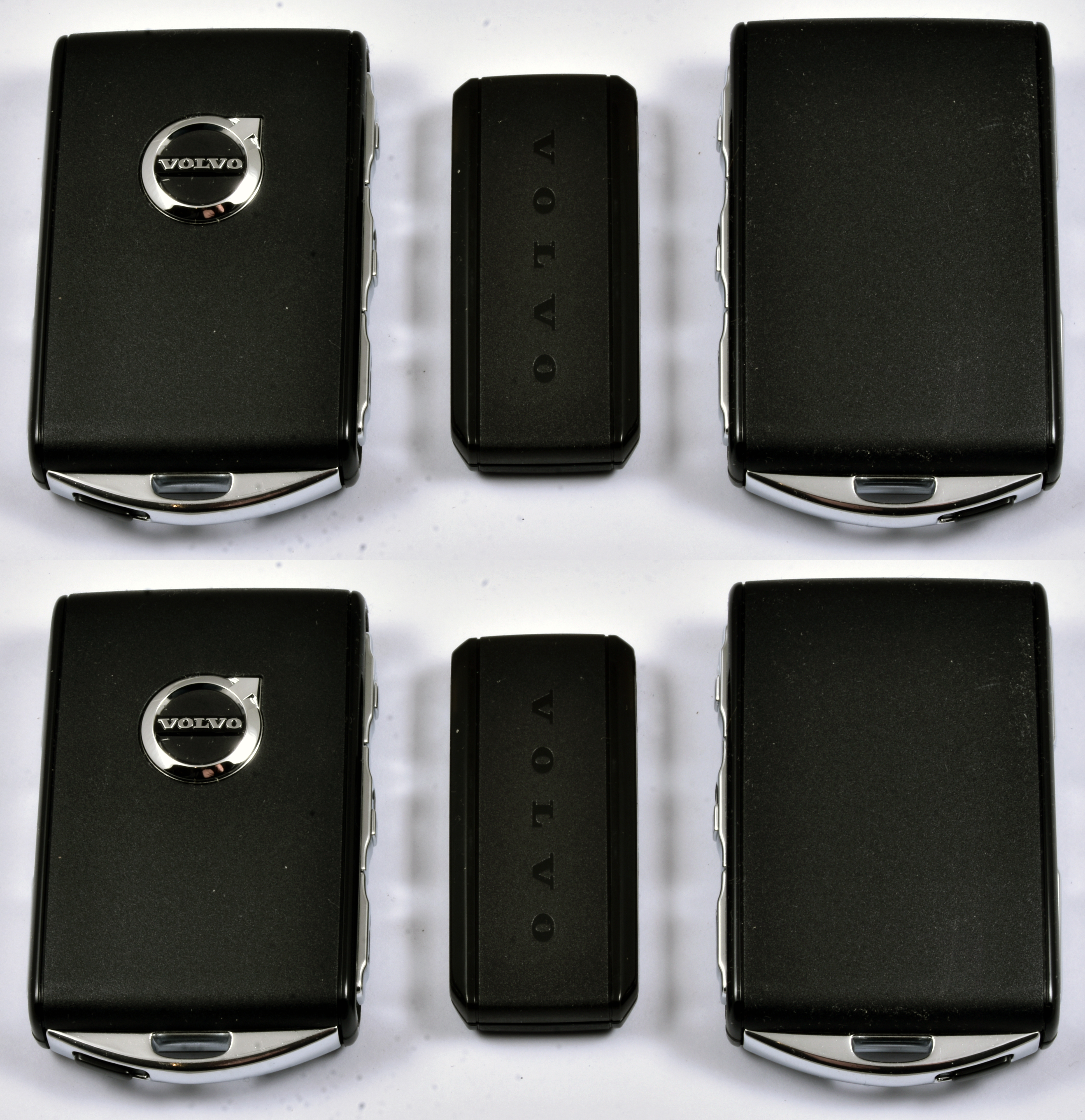 OEM PACKAGE - 2x Smart Key for Volvo XC90 (BLACK) Keyless Go and 