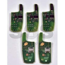 OEM Flip Key (PCB) for GENERAL MOTORS / OPEL ASTRA K Buttons:2 / Frequency:434MHz / Transponder:HITAG2 / Immobiliser System:BCM