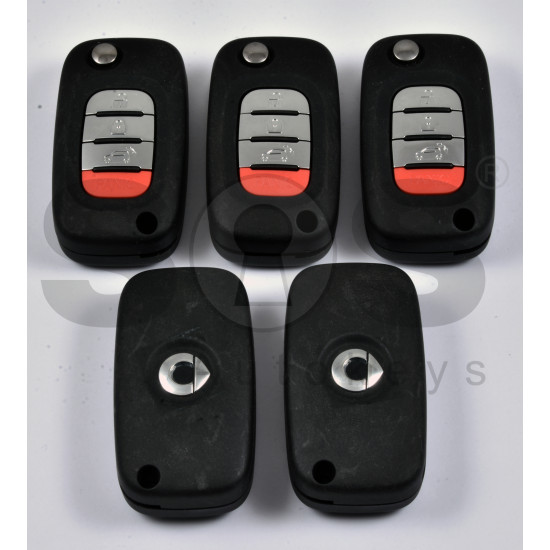 OEM Flip Key for SMART W453 2014+ Buttons:3+1 / Frequency 434MHz / Transponder:PCF 7961M AES / Blade signature:VA2 / Immobiliser System:BCM / (EUROPE/USA)
