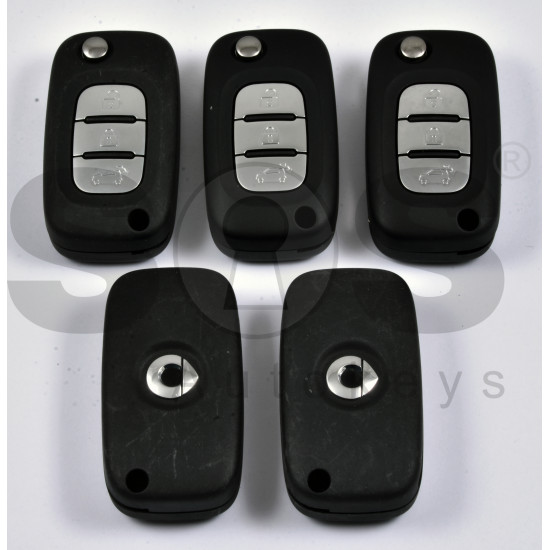 OEM Flip Key for Smart W453 2014+ Buttons:3 / Frequency:434MHz / Transponder:PCF 7961M AES / Blade signature:VA2 / Immobiliser System:BCM