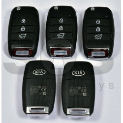OEM Flip Key for Kia Sportage 2016+ Buttons:3 / Frequency:433 MHz / Transponder:4D60 80-Bit/Tiris DST80 / Blade signature:HY22 / Immobiliser System:Immobiliser Box/ Part No:95430 D9200 (TP)/RKE-4F26/54816 V10 0321