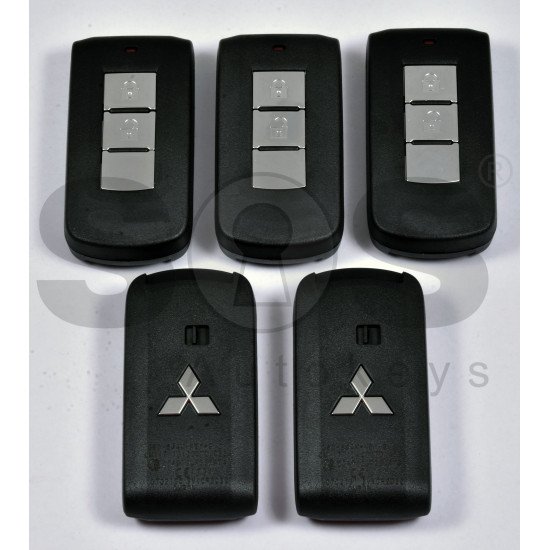 OEM Smart Key for Mitsubishi OUTLANDER Buttons:2 / Frequency:433MHz / Transponder:PCF7952 / Blade signature:MIT11 / Part No: 8637A662 / Keyless GO