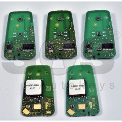 OEM Smart Key (PCB) for Citroen/Peugeot 2015+ Buttons:3 / Frequency:434 MHz / Transponder:HITAG 128-bit AES / Part No:B10256-1 / ID:97866862 / Keyless Go