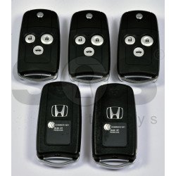 OEM Flip key for Honda Accord Buttons:3 / Frequency:433MHz / Transponder:PCF 7936 / Blade signature:HON66 / Part No:CCAB08LP4110T7/35113TL0G00 / Model:HLIK-3T/72147-TL0-G0/TCO-T4