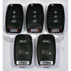 OEM Flip Key for Kia CEED 2015+ Buttons:3 / Frequency:433MHz / Transponder:TMS37145 80-Bit/ ID6D / Blade signature:HY22 / Model: DD3TX1302 - JD / Part.No.: 95430-A2100