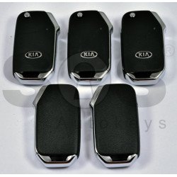 OEM Flip Key for Kia Buttons:3 / Frequency:433MHz / Transponder: Texas Crypto 128-bit AES / Blade signature:HY22 / Part No: 95430-D9420