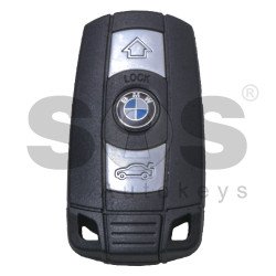 Smart Key for BMW E-Series Buttons:3 / Frequency: 315MHz / Transponder: PCF7945 / Blade signature: HU92 / Immobiliser System: CAS 3/3+ / Part No: 5WK49123